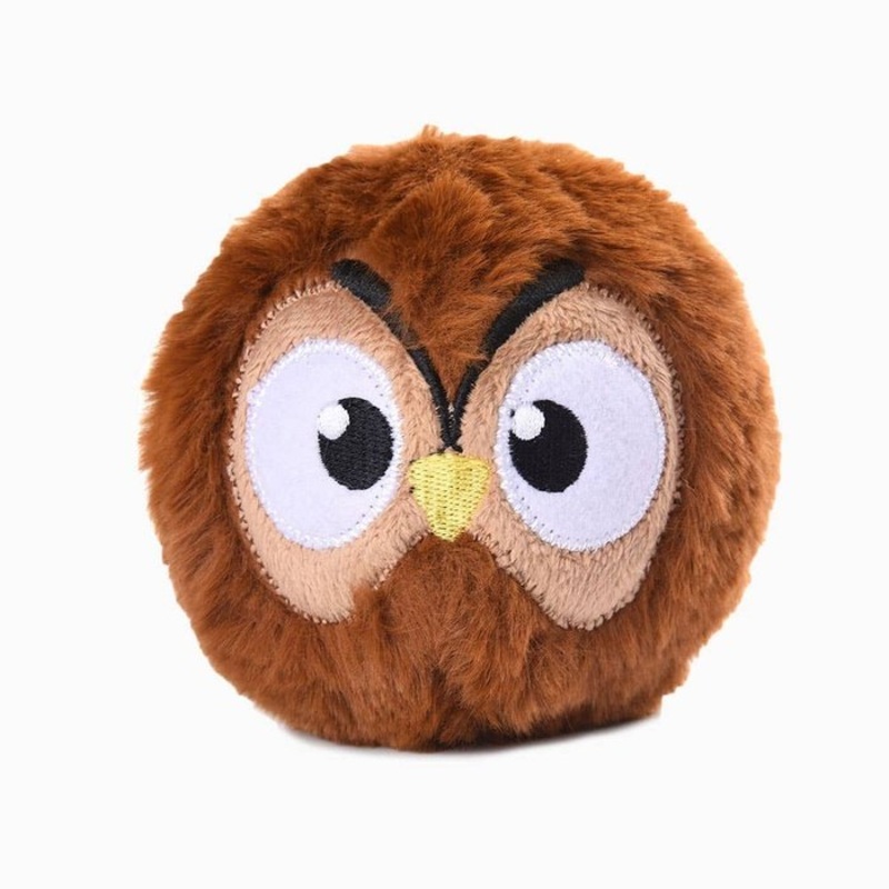 HugSmart Pet - Zoo Ball | Hibou - Jouet pour chien