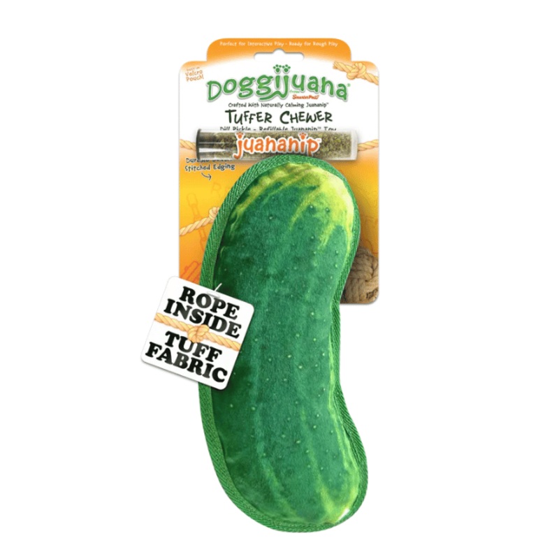 Jouet calmant pour chiens Tuffer Chewer pickle de Doggijuana