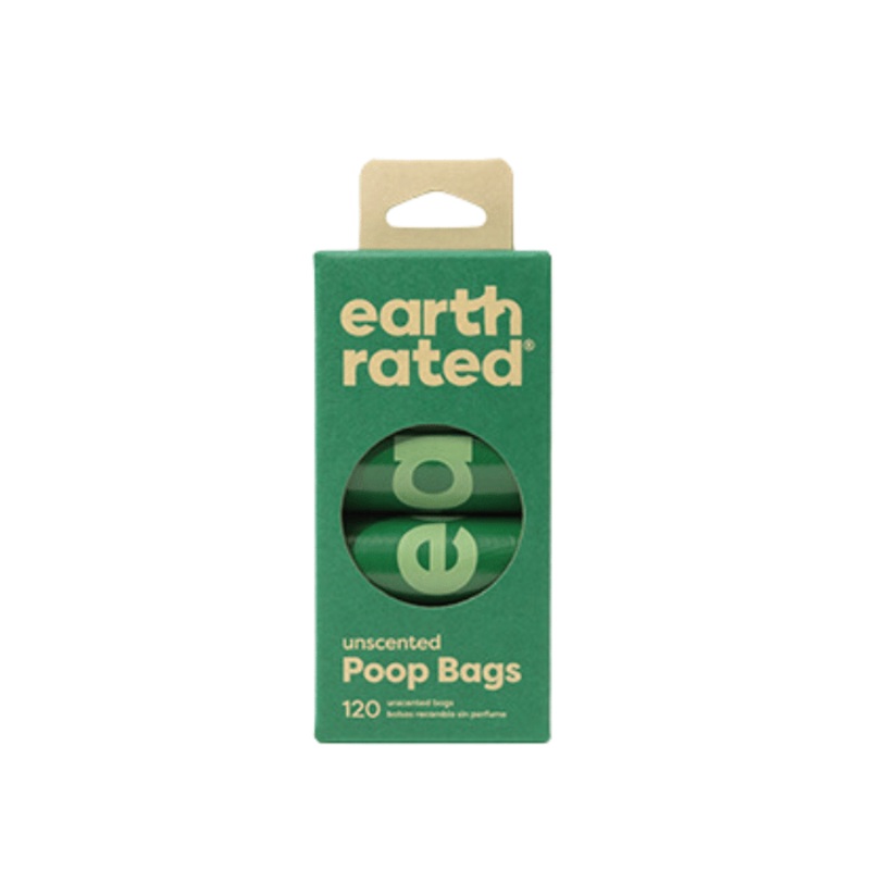 Sacs  crottes non parfum - 120 sacs Earth Rated