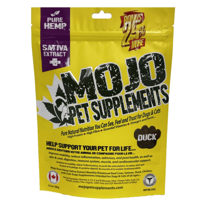 Supplments Pour Chiens Et Chats  Base De Chanvre, Saveur De Canard