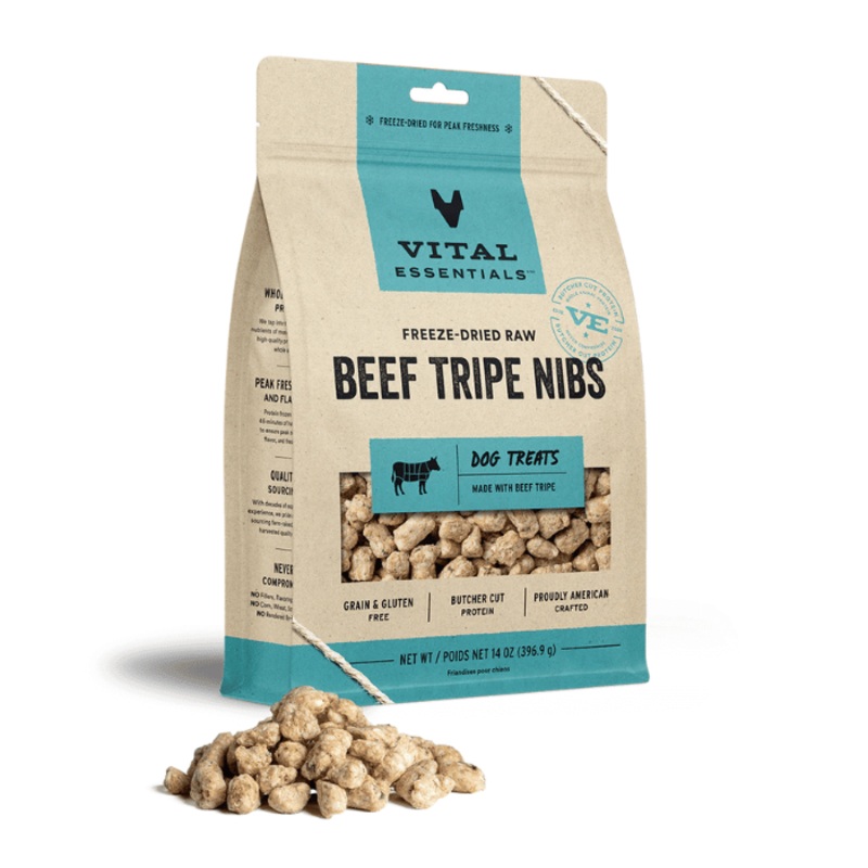 Bouches de trippe de boeuf Lyophilises pour chiens