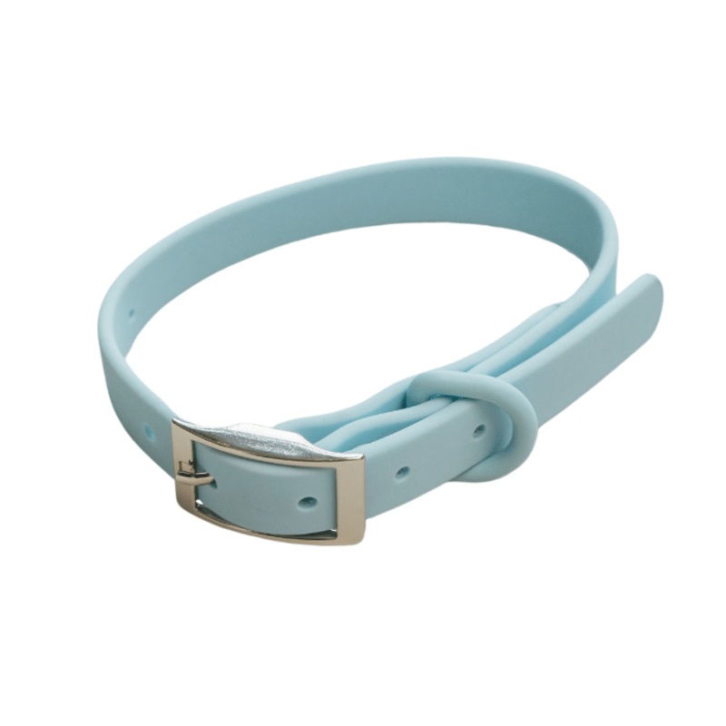 Dexypaws Collier Impermable Pour Chien, Couleur Bleu Ciel