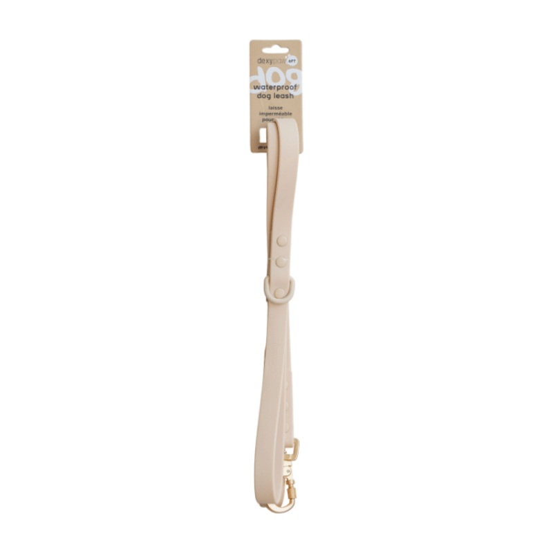 Dexypaws Laisse Impermable Pour Chien, Couleur Beige