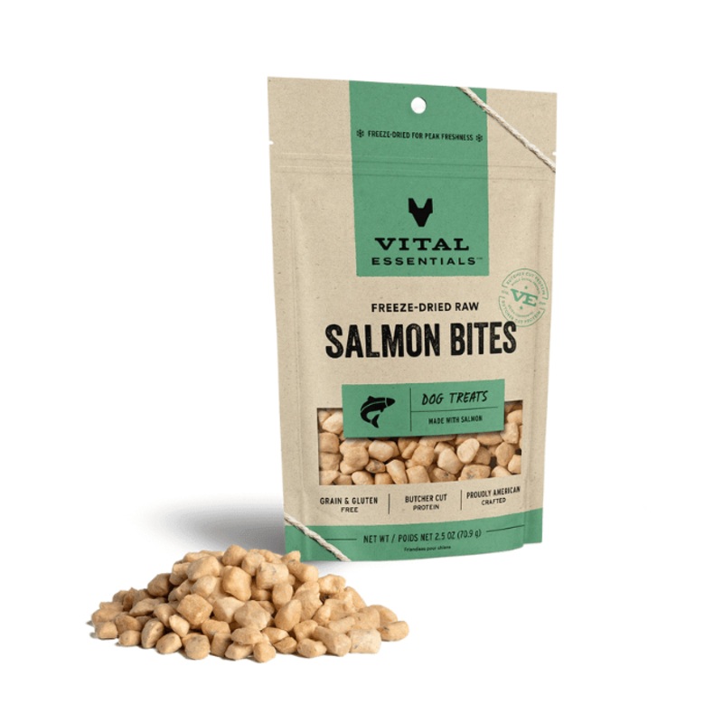 Gteries au saumon Lyophilises pour chiens