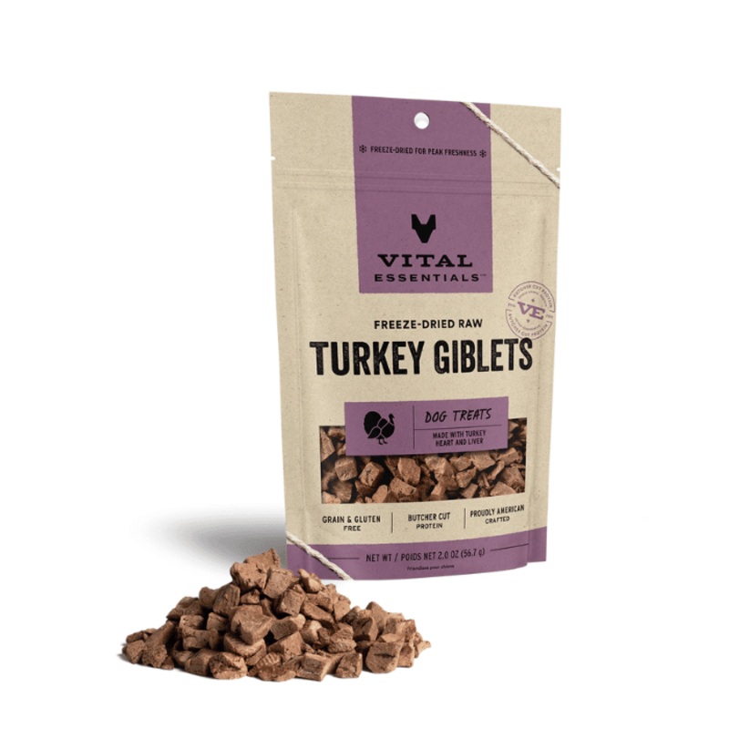 Gteries lyophilise abats de dinde pour chiens 2oz