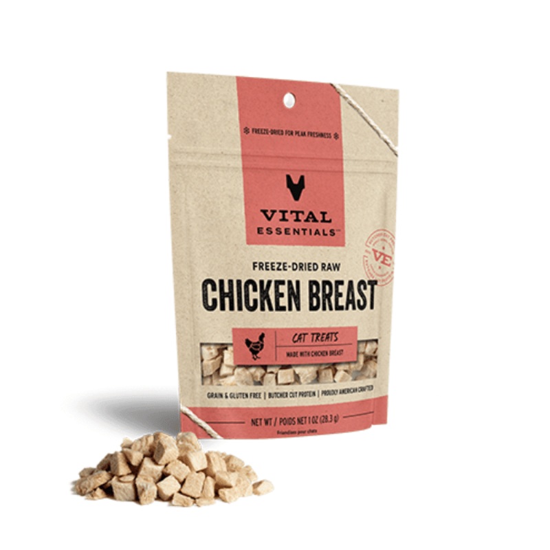 Gteries lyophilise pour chats poitrine de poulet