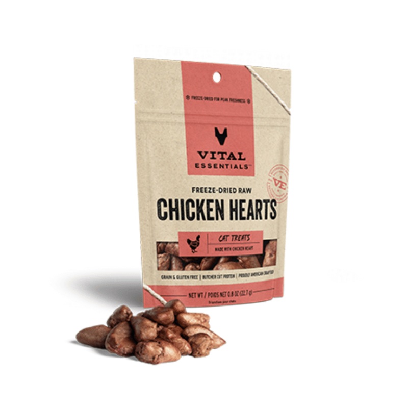 Gteries lyophilise pour chiens coeurs de poulet
