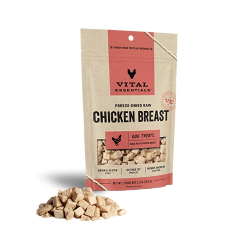 Gteries lyophilise pour chiens poitrine de poulet