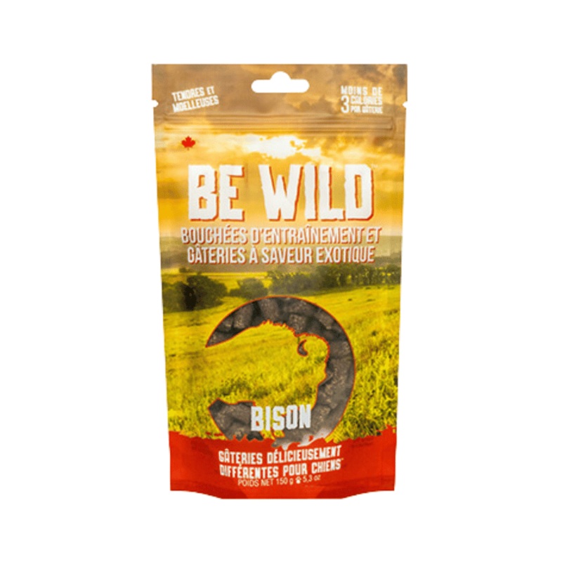 Gteries pour chiens  saveur exotique - Be Wild Bison