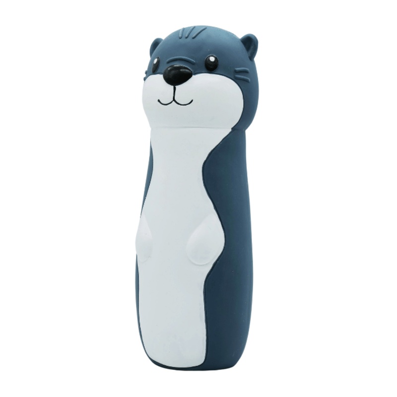 Jouet En Latex Pour Chien Avec Bouteille D'eau Recycle - Loutre 550ml