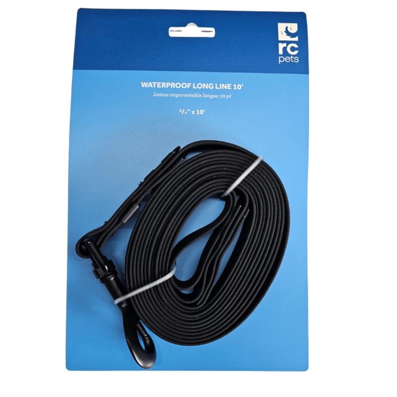 Laisse impermable pour chiens Rc Pets Noir 10 pieds