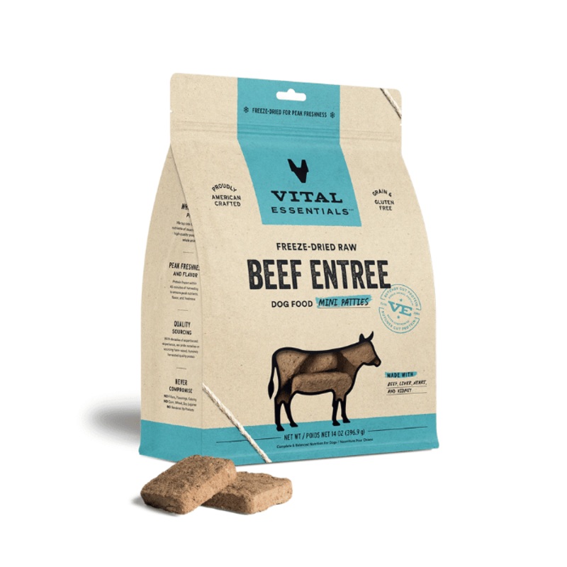 Mini Galette de repas lyophilise pour chiens -  Boeuf