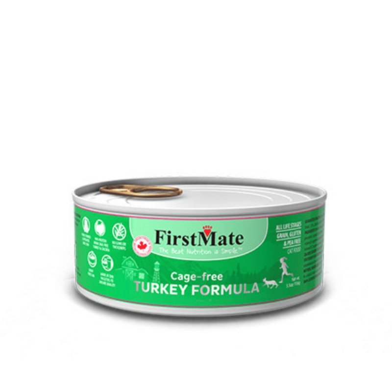 Nourriture humide pour chat FirstMate Dinde Cage free 5.5oz
