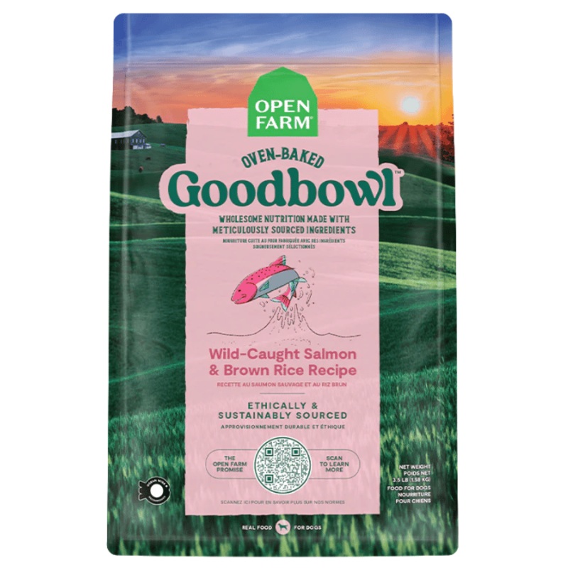 Nourriture pour chien Open Farm GoodBowl Recette de saumon et de riz brun