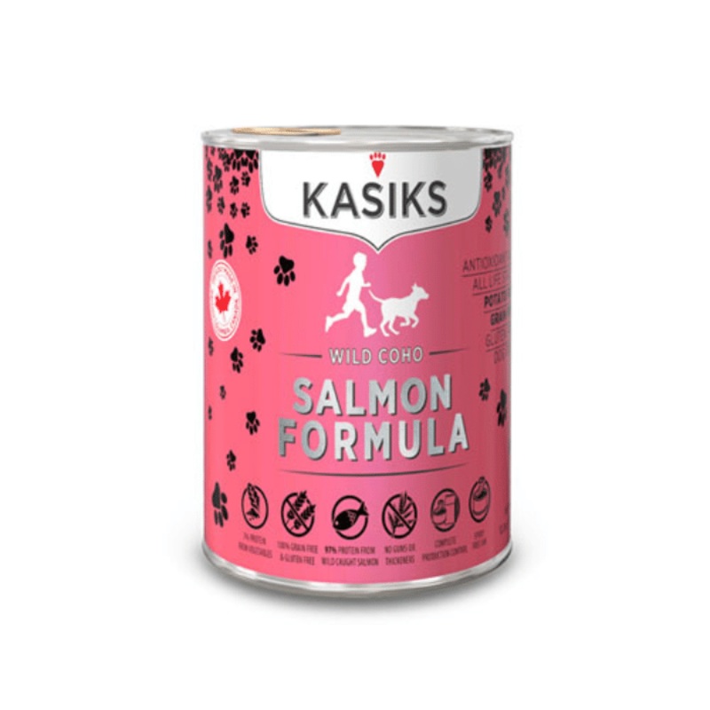 Conserve pour chiens Kasiks saumon