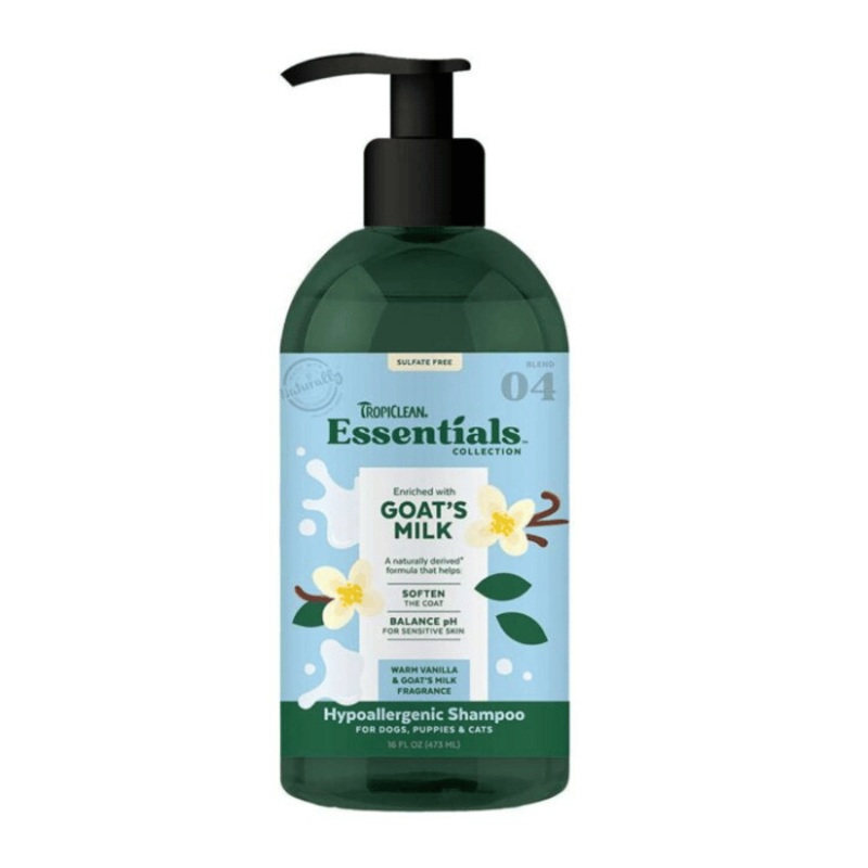 Essentials  Shampoing hypoallergnique au lait de chvre 16 oz