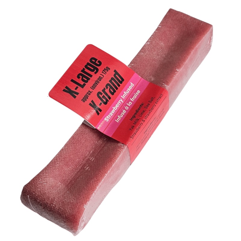 Fromage de Yak de l'Himalaya  mcher infus  la fraise - dition limite