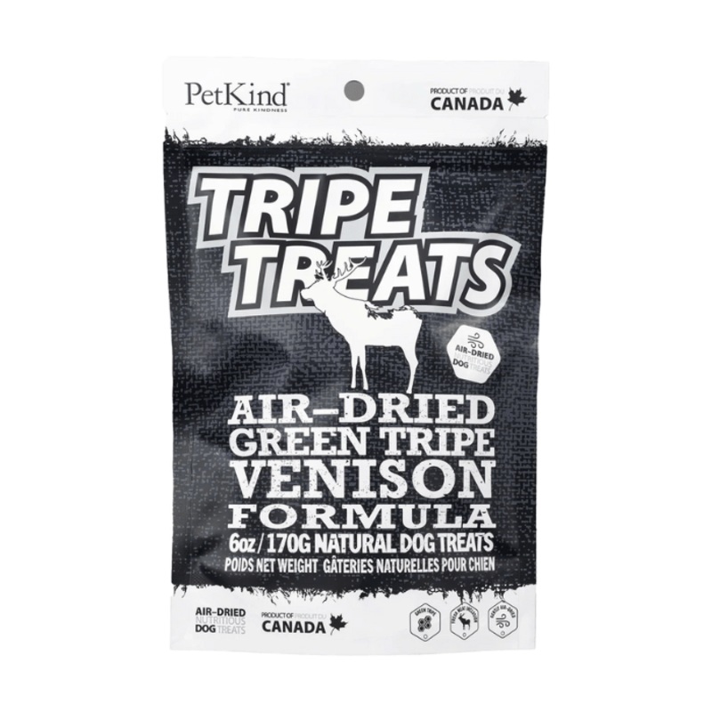 Gterie pour chien Tripes vertes de venaison Petkind 6oz