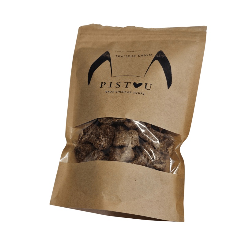 Gteries pour chiens - Biscuits Os de foie 80g
