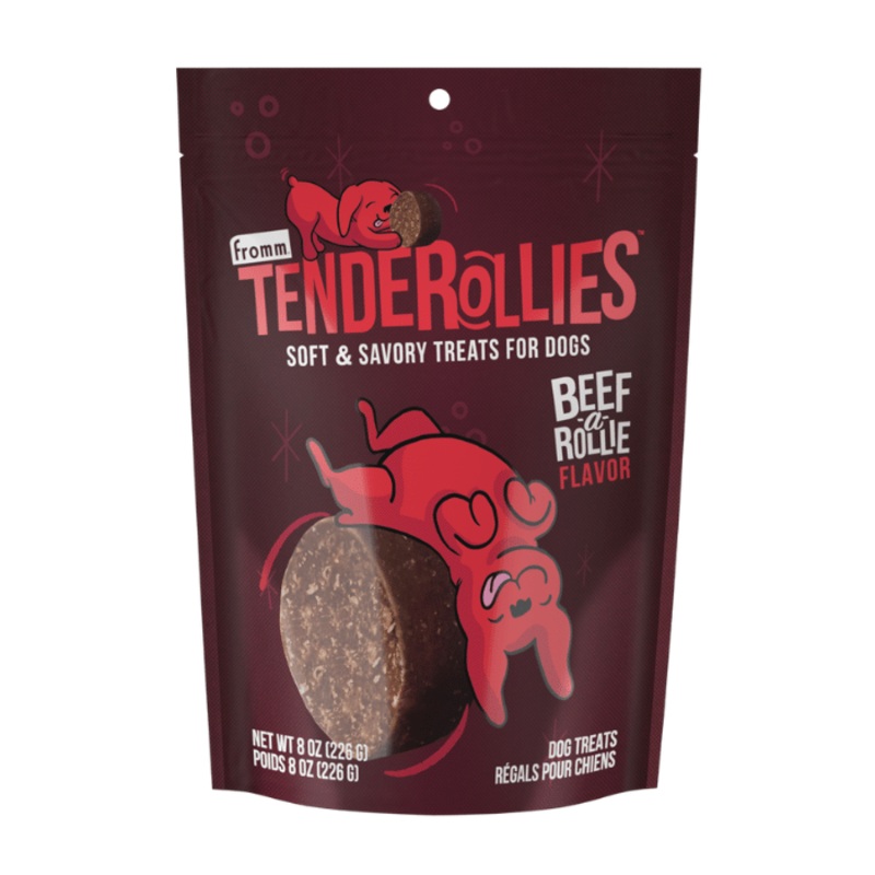 Gteries tendres pour chiens Tenderollies au boeuf