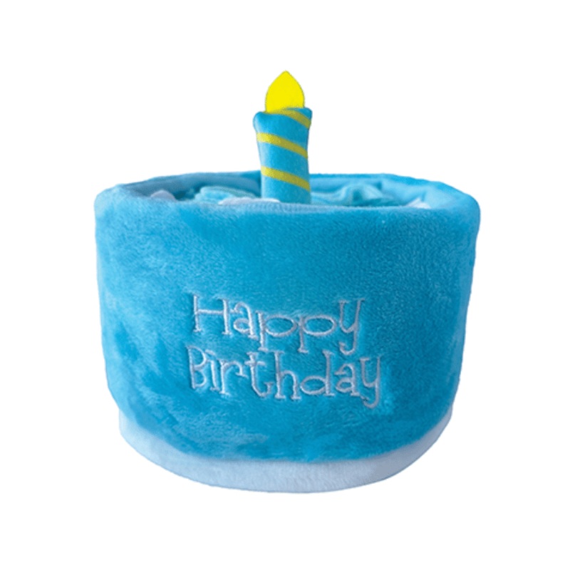 Jouet de fouille FouFit gteau d'anniversaire bleu 5''