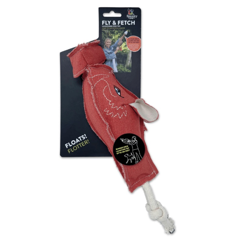 Jouet pour chien  lancer - Fly & Fetch - Sanglier canvas