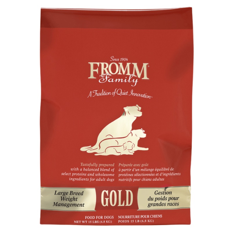 Nourriture Fromm Family Gold Gestion du poids pour grandes races pour chiens