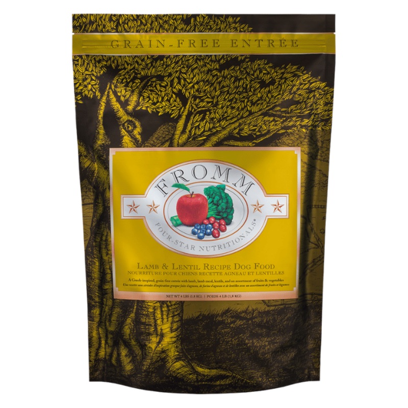 Nourriture Fromm Four-Star Nutritionals Recette Agneau et lentilles