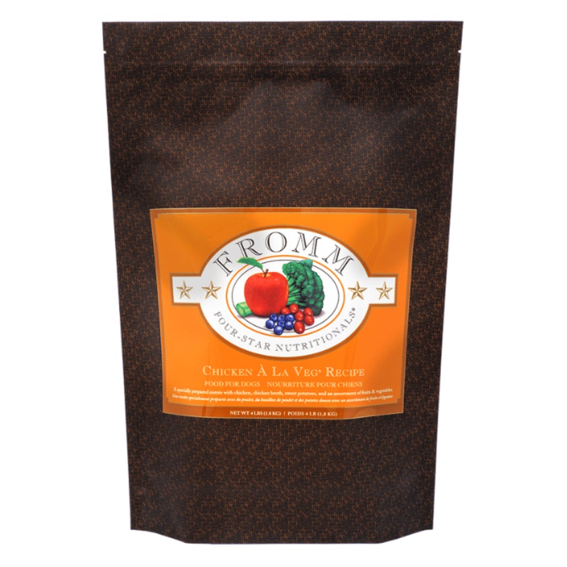 Nourriture Fromm Four-Star Nutritionals Recette de Chicken  La Veg pour chiens