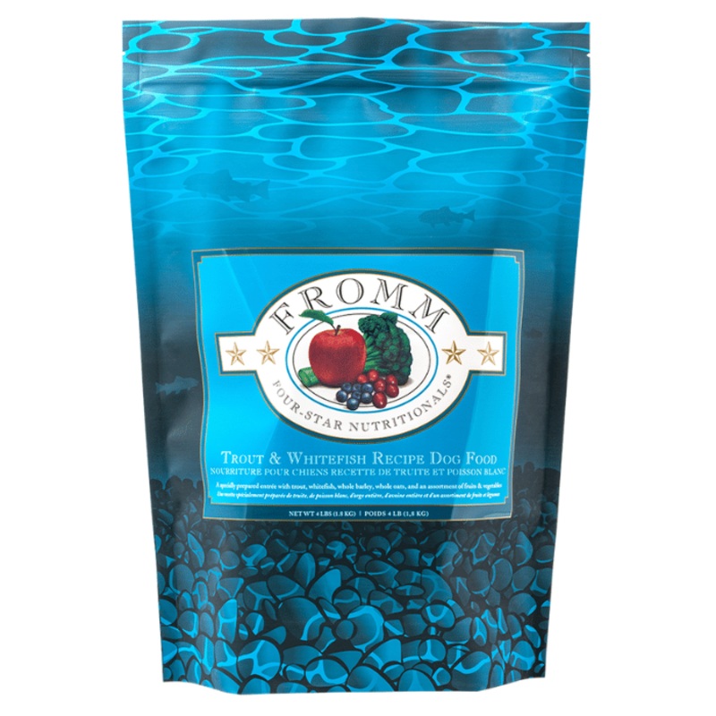 Nourriture Fromm Four-Star Nutritionals Recette truite et poisson blanc pour chiens