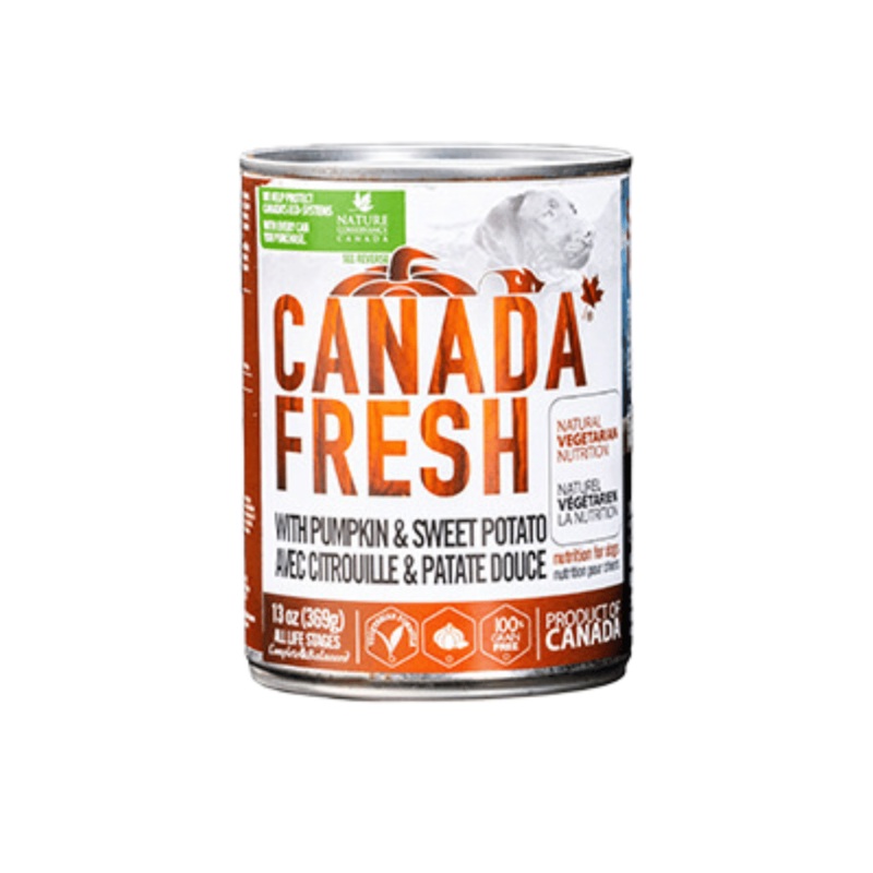Nourriture humide pour chien Canada Fresh Citrouille et patate douce