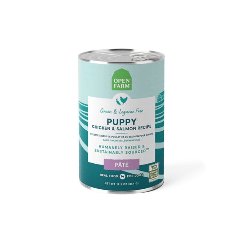 Nourriture humide pour chien - Pt Poulet & saumon pour chiots 12.5oz