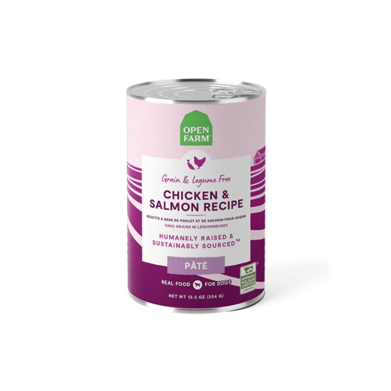 Nourriture humide pour chien - Pt saumon & poulet 12.5oz