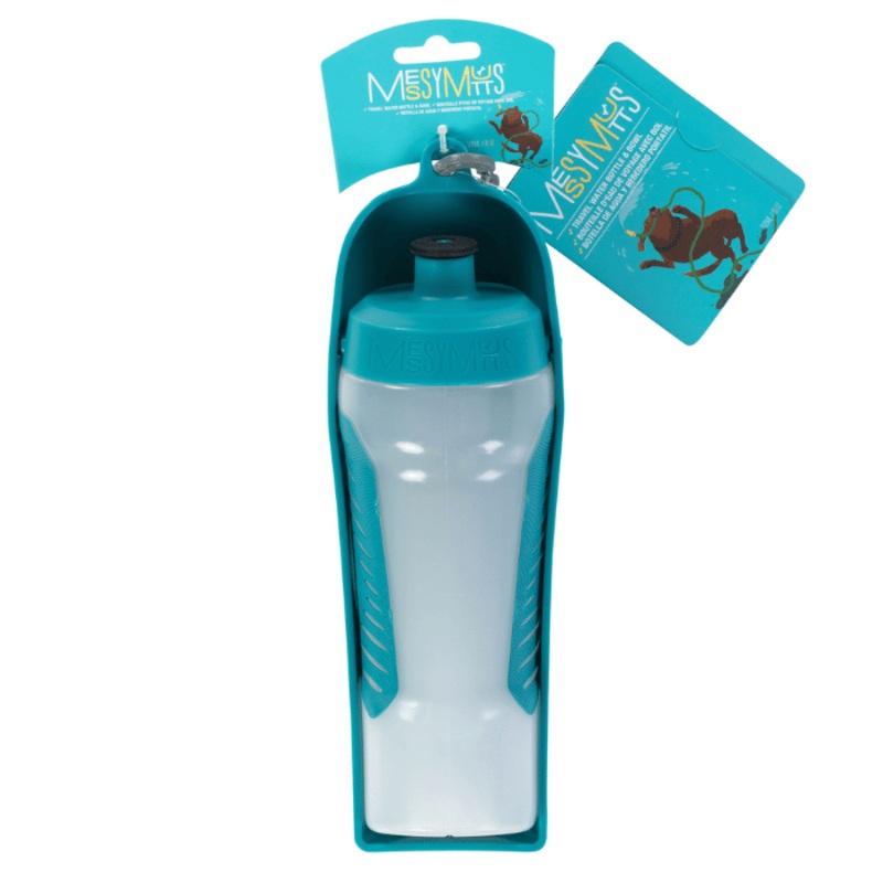 Bouteille D'eau De Voyage Compressible Avec Bol Amovible, 16oz / 500ml - Bleue