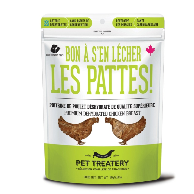 Gteries De Poitrine De Poulet Dshydrat Pour Chien Et Chat - Granville Island 80gr
