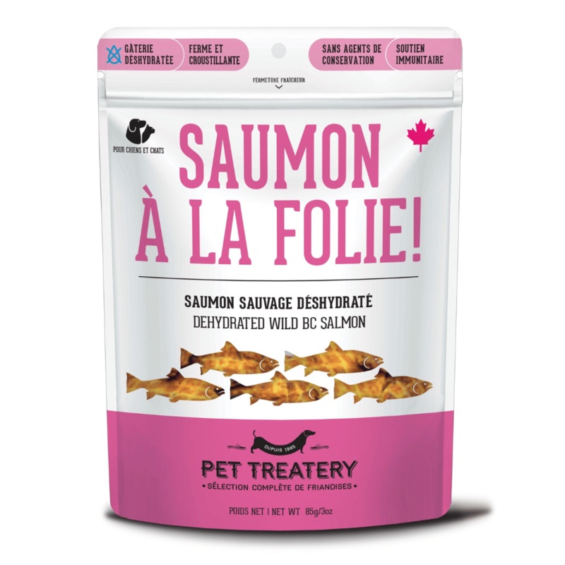 Gteries De Saumon Sauvage Dshydrat Pour Chien Et Chat - Granville Island 85g