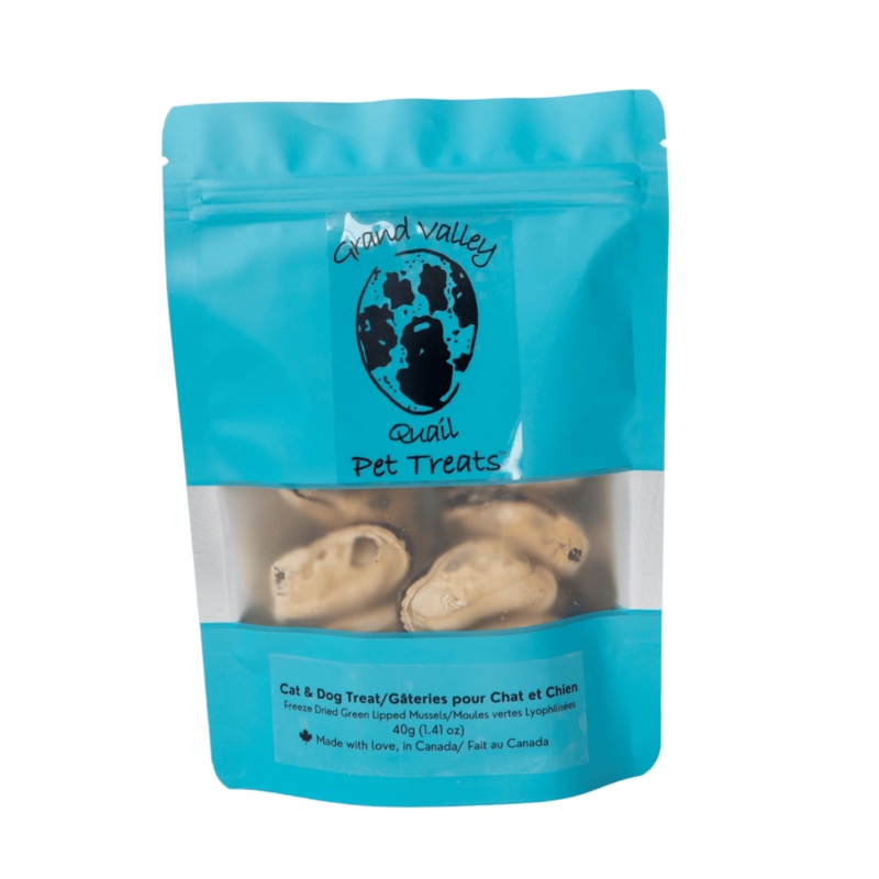 Gteries pour chiens Moules vertes lyophilises 40g