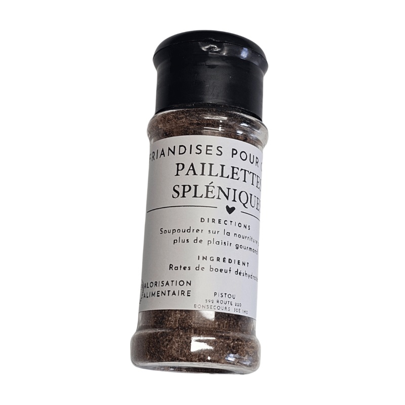 Gteries pour chiens  soupoudrer - Paillettes splniques 4oz