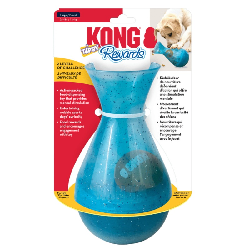 Jouet interactif Kong Rewards Tipsy