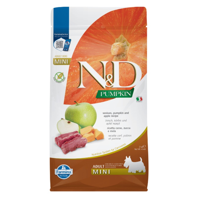 Nourriture pour chiens Farmina N&d Citrouille Sans Grains Cerf & Pomme Mini