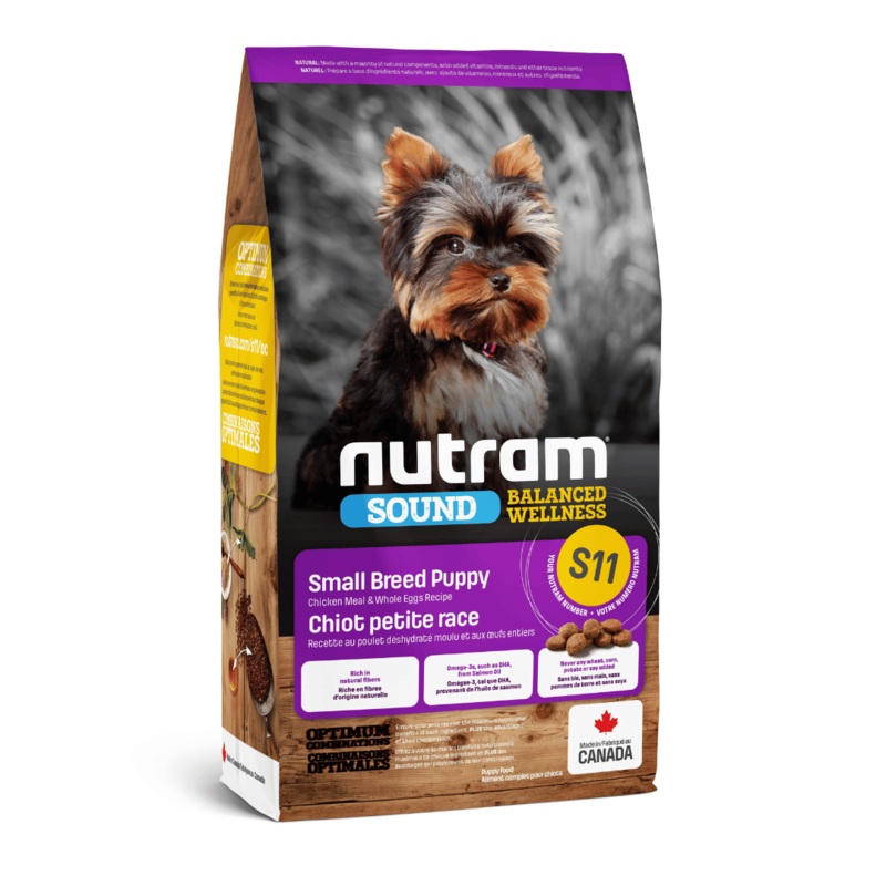 Nourriture pour chiens Nutram Sound (s11) Chiot Petite Race