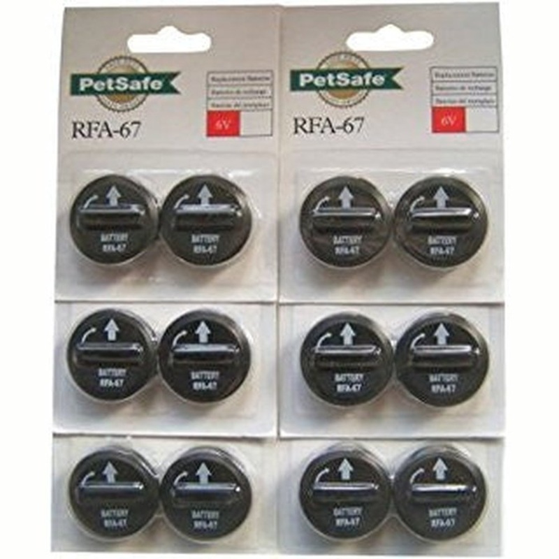 12 Batteries RFA-67-D, 6 Paquets