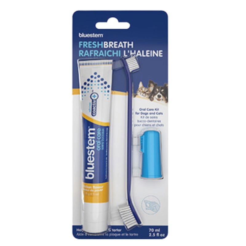 Brosse  dent pour chien et chat, Saveur de Poulet