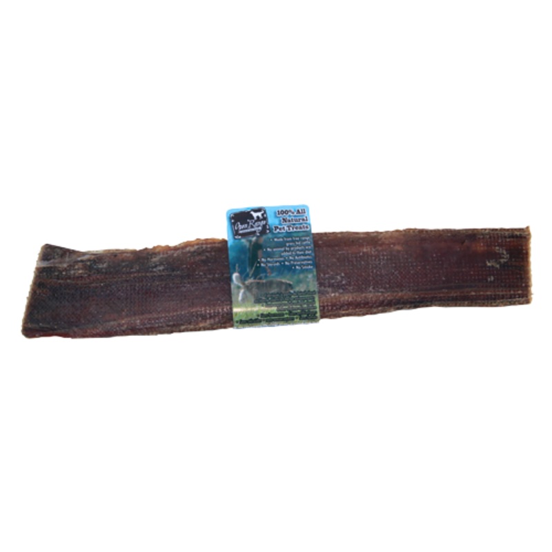 Gterie naturelle, chomper de buf aplati 6'' Paq de 50, Open Range