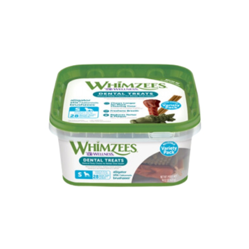 Boite de gateries dentaires Whimzees de formes varies