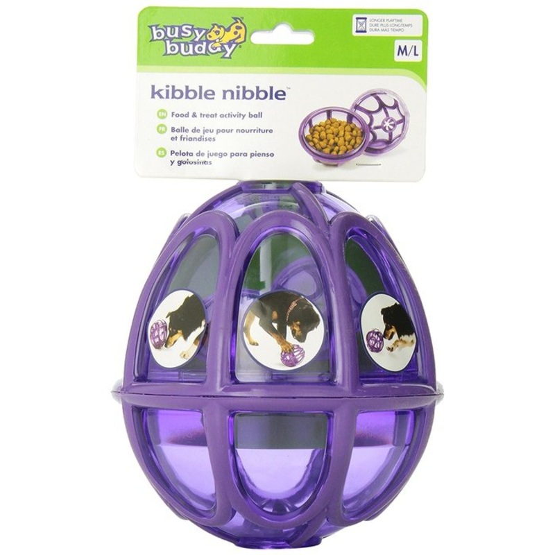 Jouet boule distributrice de nourriture Busy Buddy Kibble Nibble