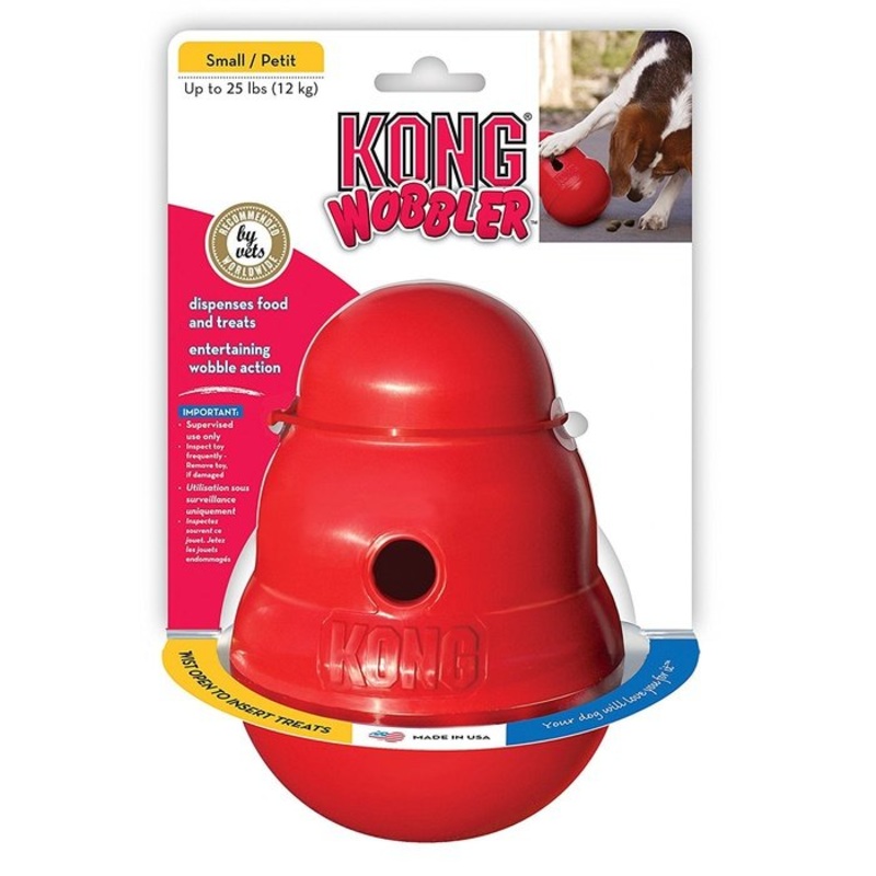 Jouet pour chien Interactif, Kong wobbler