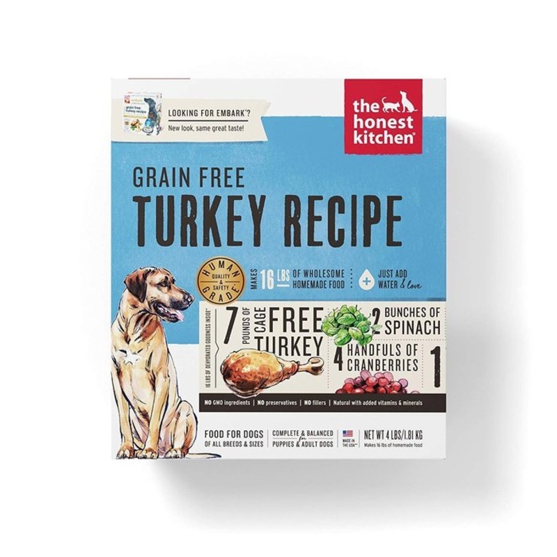 Nourriture dshydrat Honest Kitchen Embark Dinde Sans Grain