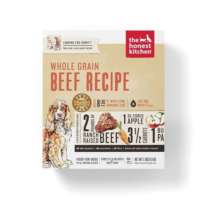Nourriture dshydrat Honest Kitchen Grain Boeuf, Verve