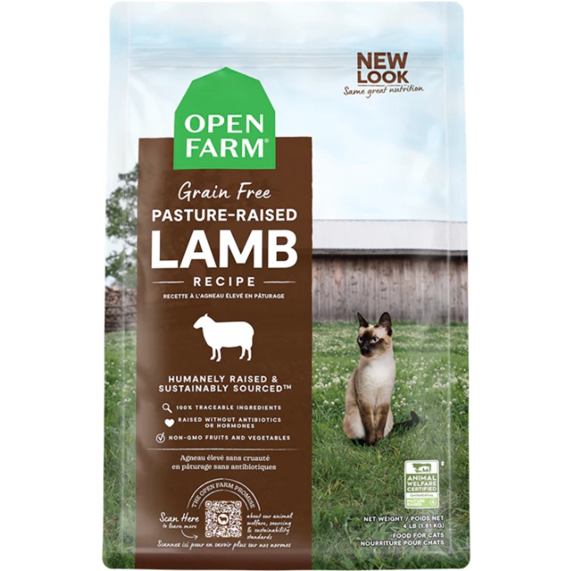 Nourriture pour chat Open Farm Agneau sans grain